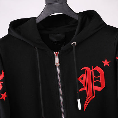 PLElN 2025SS Unisex Black Hoodie