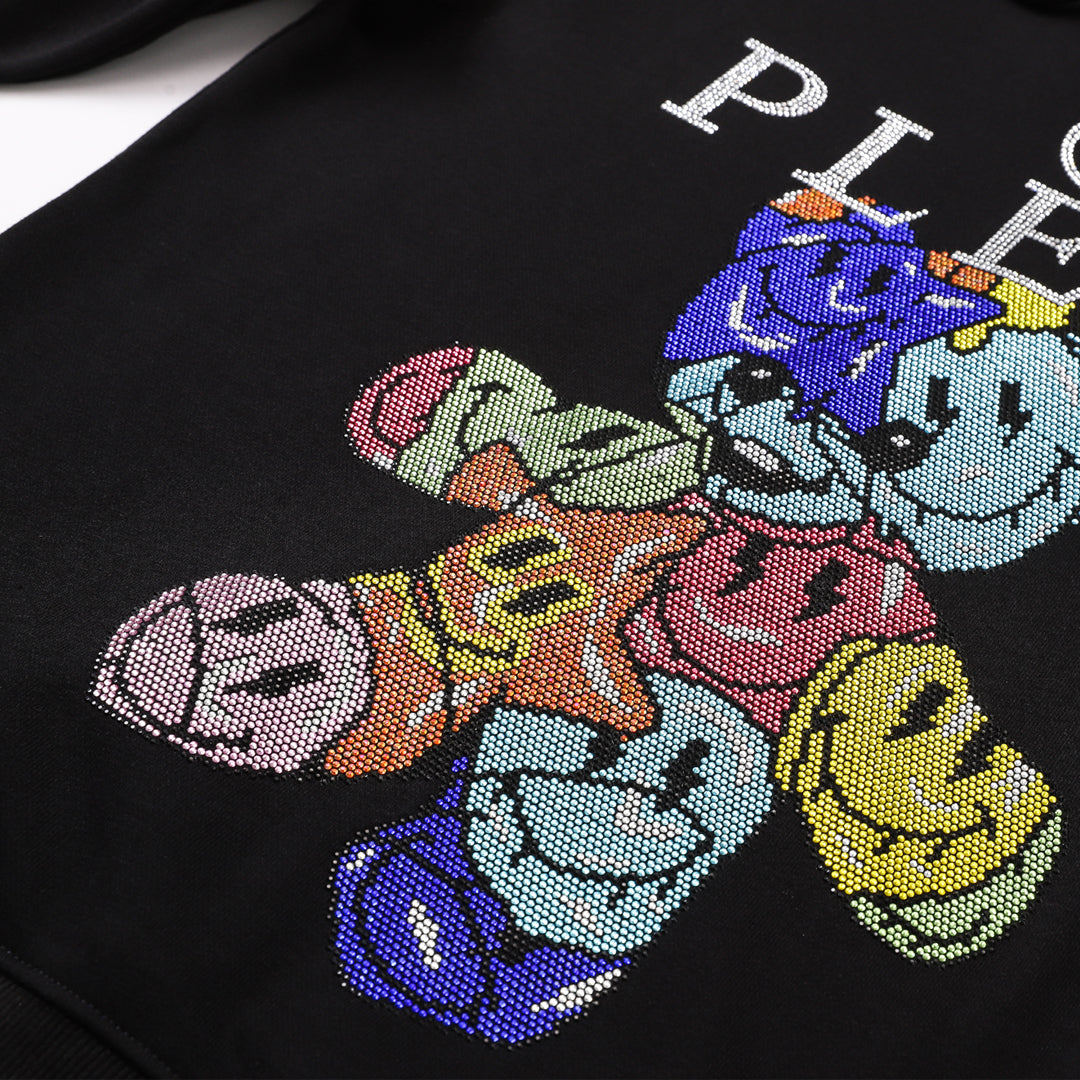 PLElN  2025SS Black Hoodie