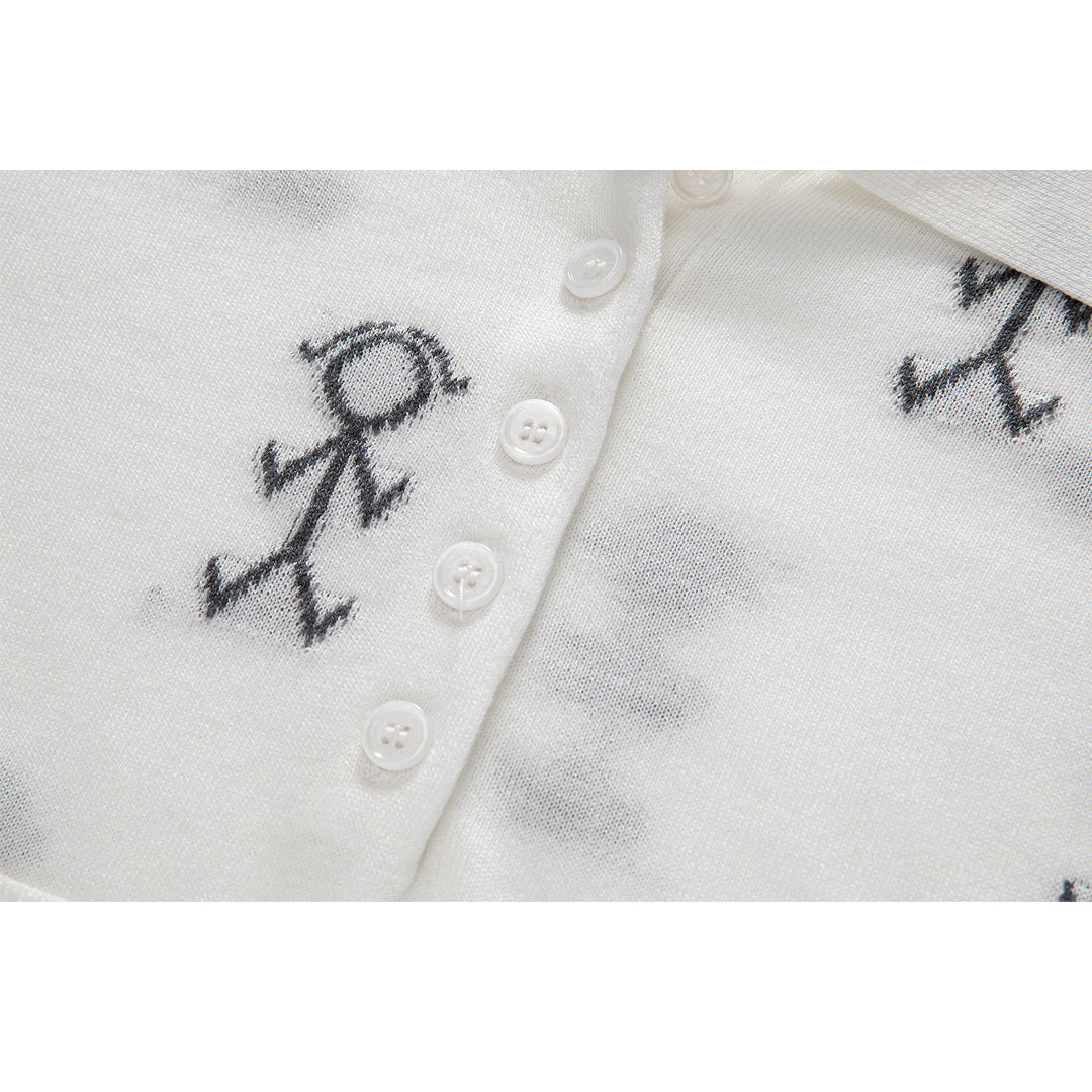 THOM  Women Stickman POLO shirt