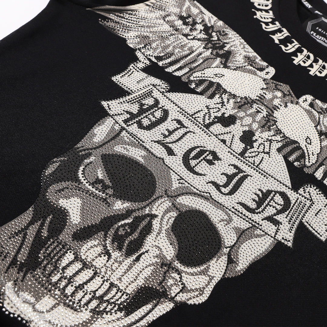 PLElN 2025SS Unisex Black Hoodie