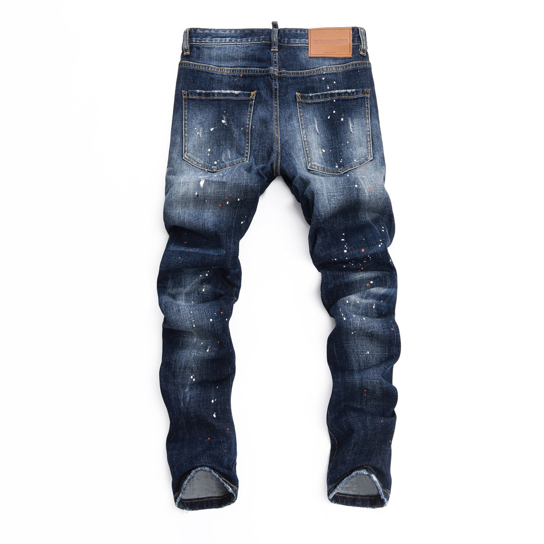 SOLO-DSQ2 25ss Ripped Jeans