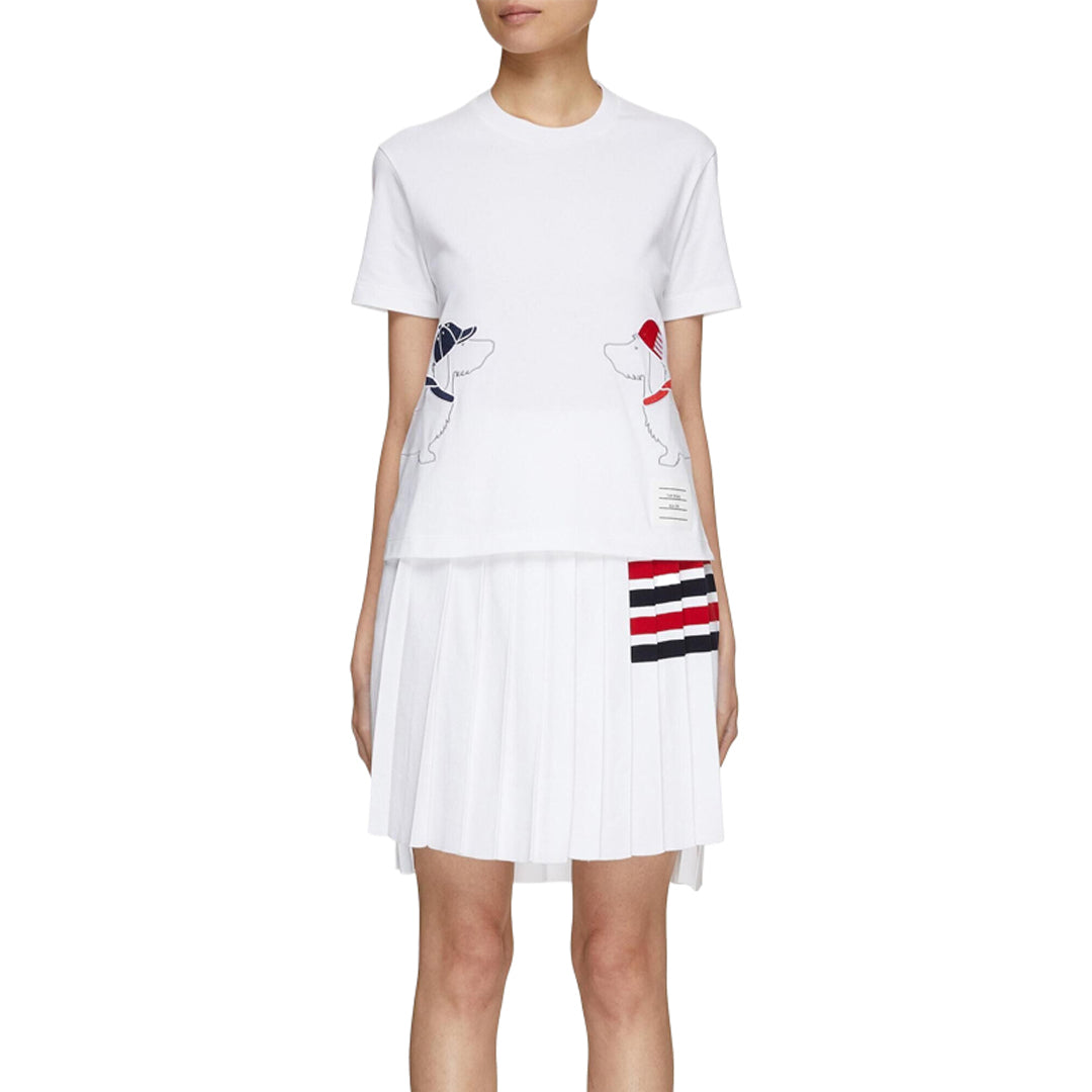 THOM  Puppy embroidery T-shirt