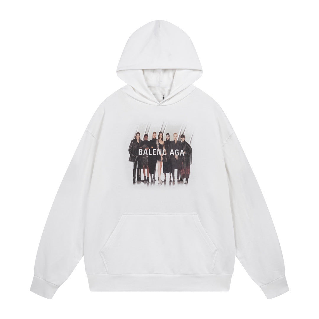 2025 Couples Print Hoodie