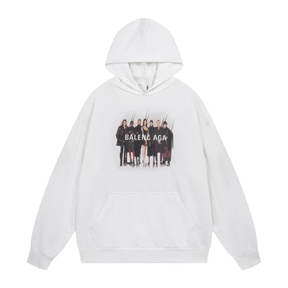 2025 Couples Print Hoodie