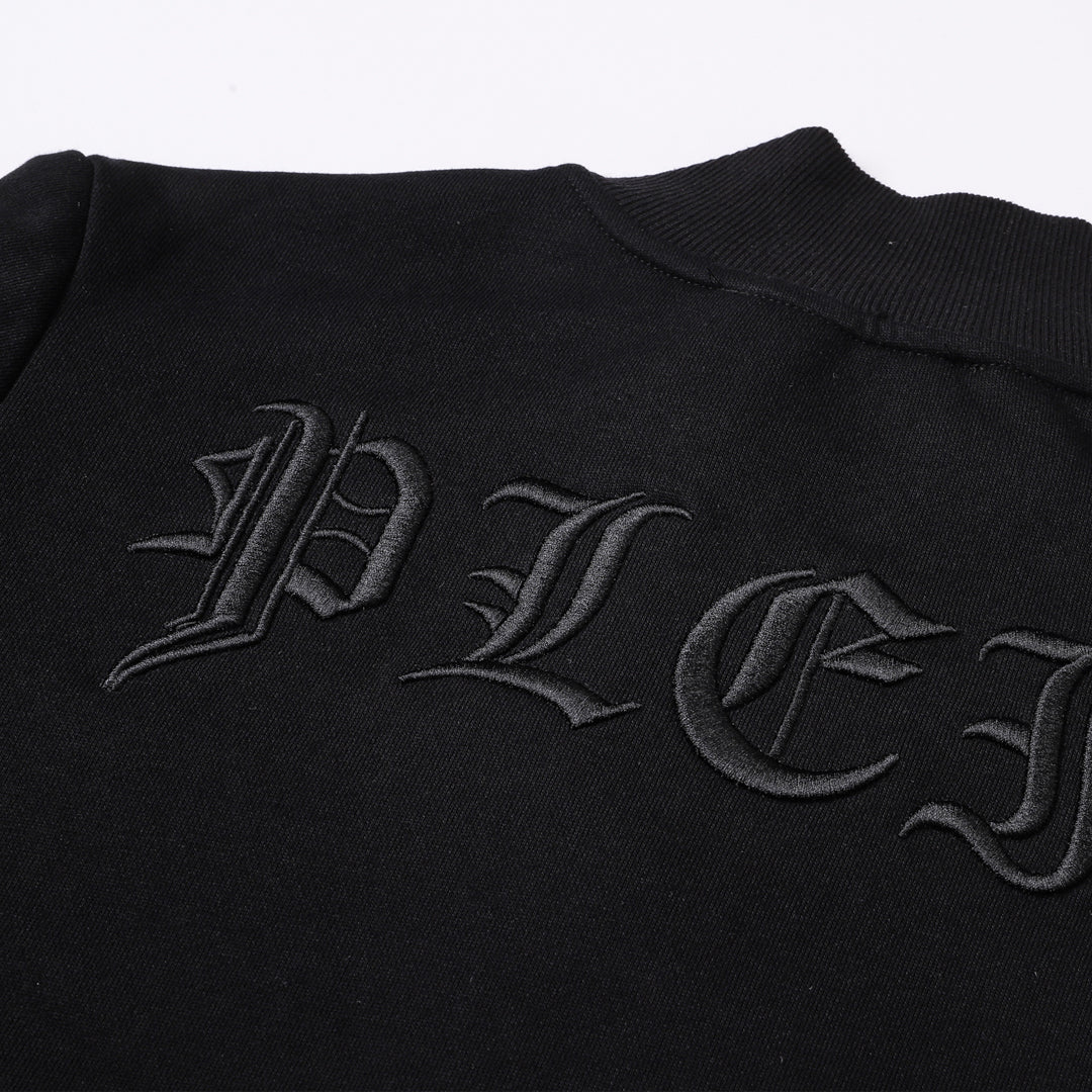 PLElN 2025SS Unisex Black Hoodie