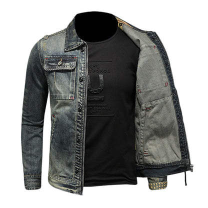DSQ2 2025ss Distressed Denim Jacket