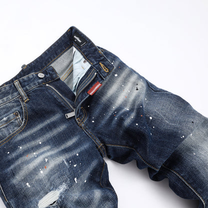SOLO-DSQ2 25ss Ripped Jeans