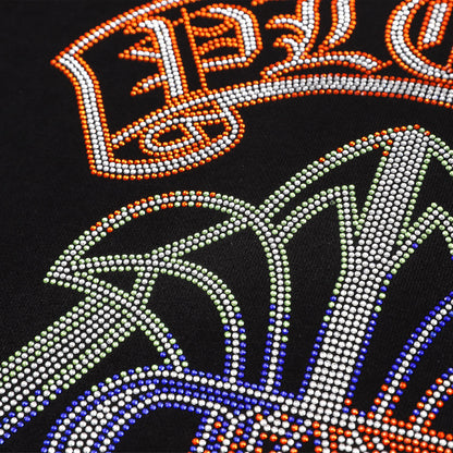 PLElN 2025SS Unisex Black Hoodie