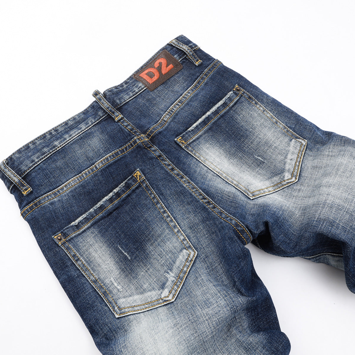 SOLO-DSQ2 Spray paint 25ss Jeans