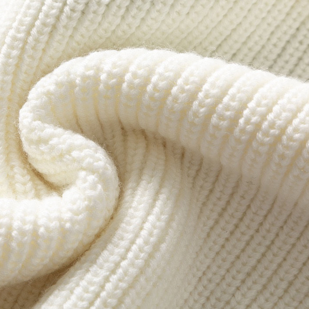 2025ss LOGO  White Knitwear