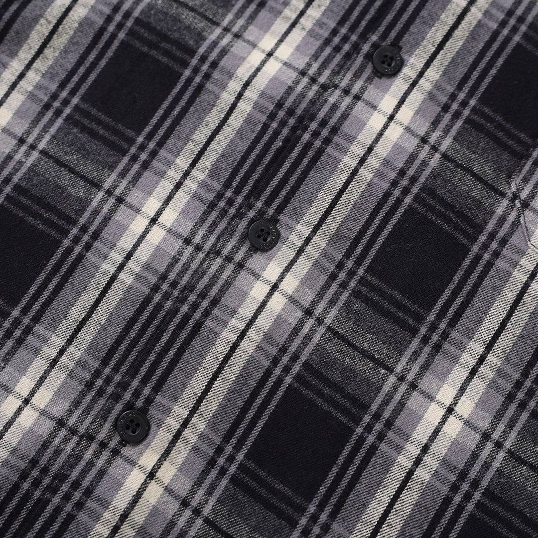 2025SS Plaid Long-Sleeve Shirt