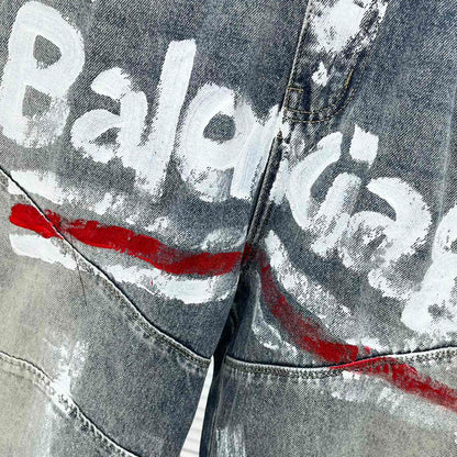 2025SS Graffiti Man Jeans