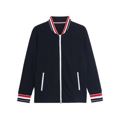 THOM 2025ss Color stripes coat