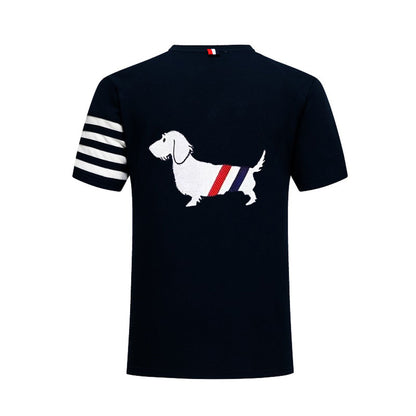 THOM  Puppy embroidery T-shirt