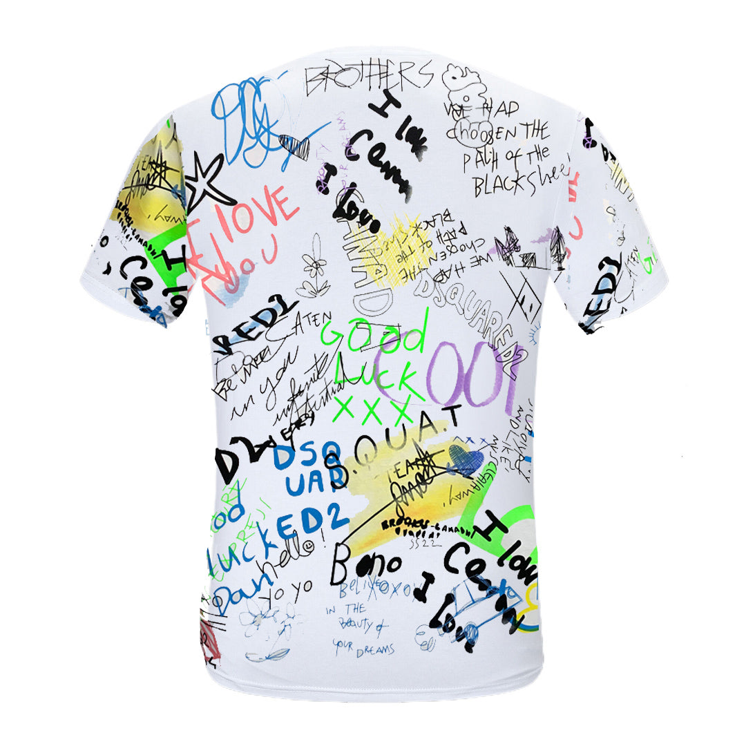 New-D2 Graffiti 2026ss T-shirt