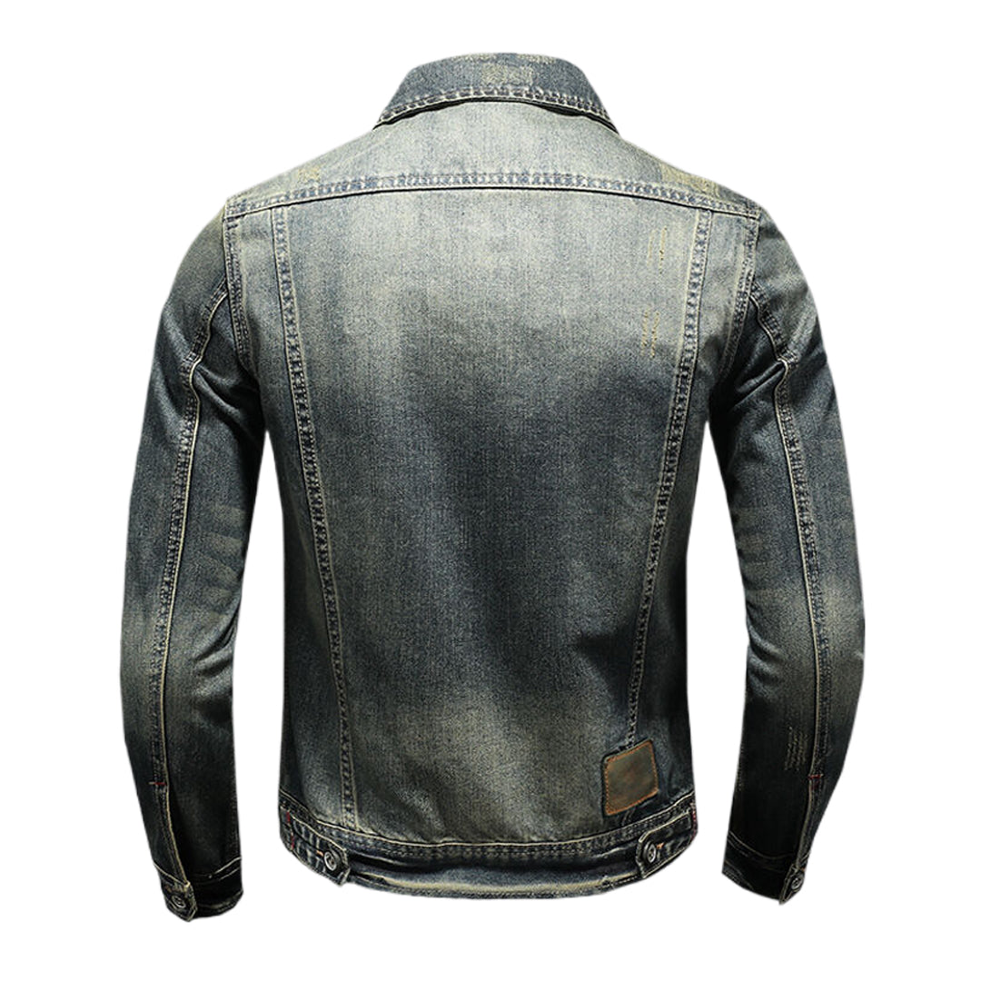 SOLO-DSQ2 25ss Distressed Denim Jacket