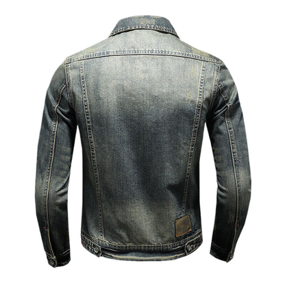 SOLO-DSQ2 25ss Distressed Denim Jacket