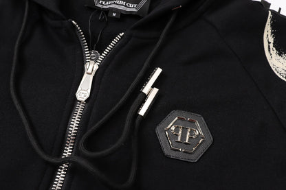 PLElN 2025ss Man Black Hoodie