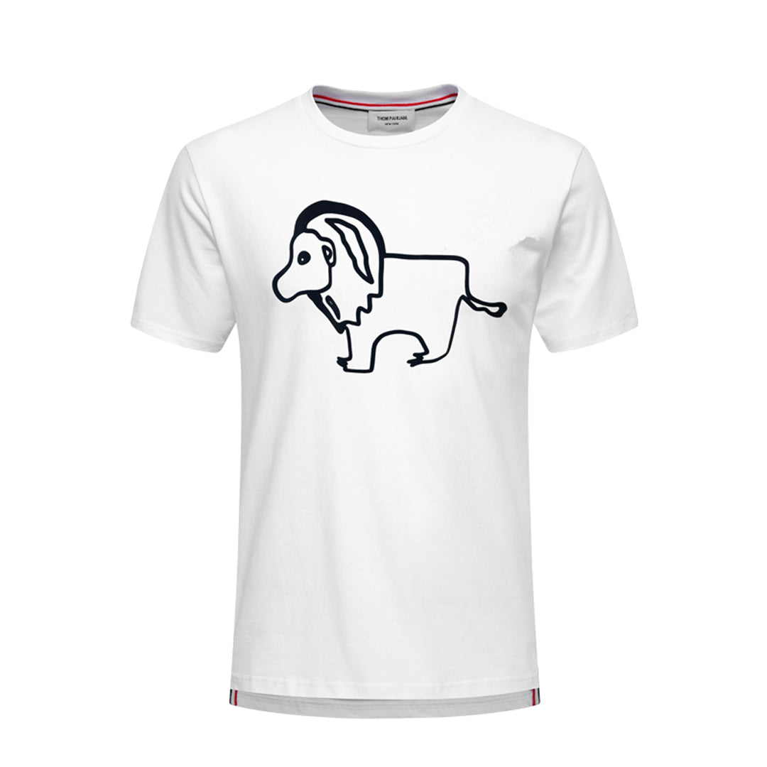 THOM  Lion print T-shirt