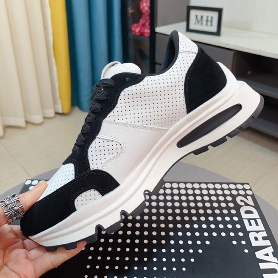 New-DSQ2 Leather sneakers