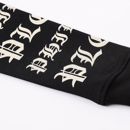 PLElN 2025SS Unisex Black Hoodie