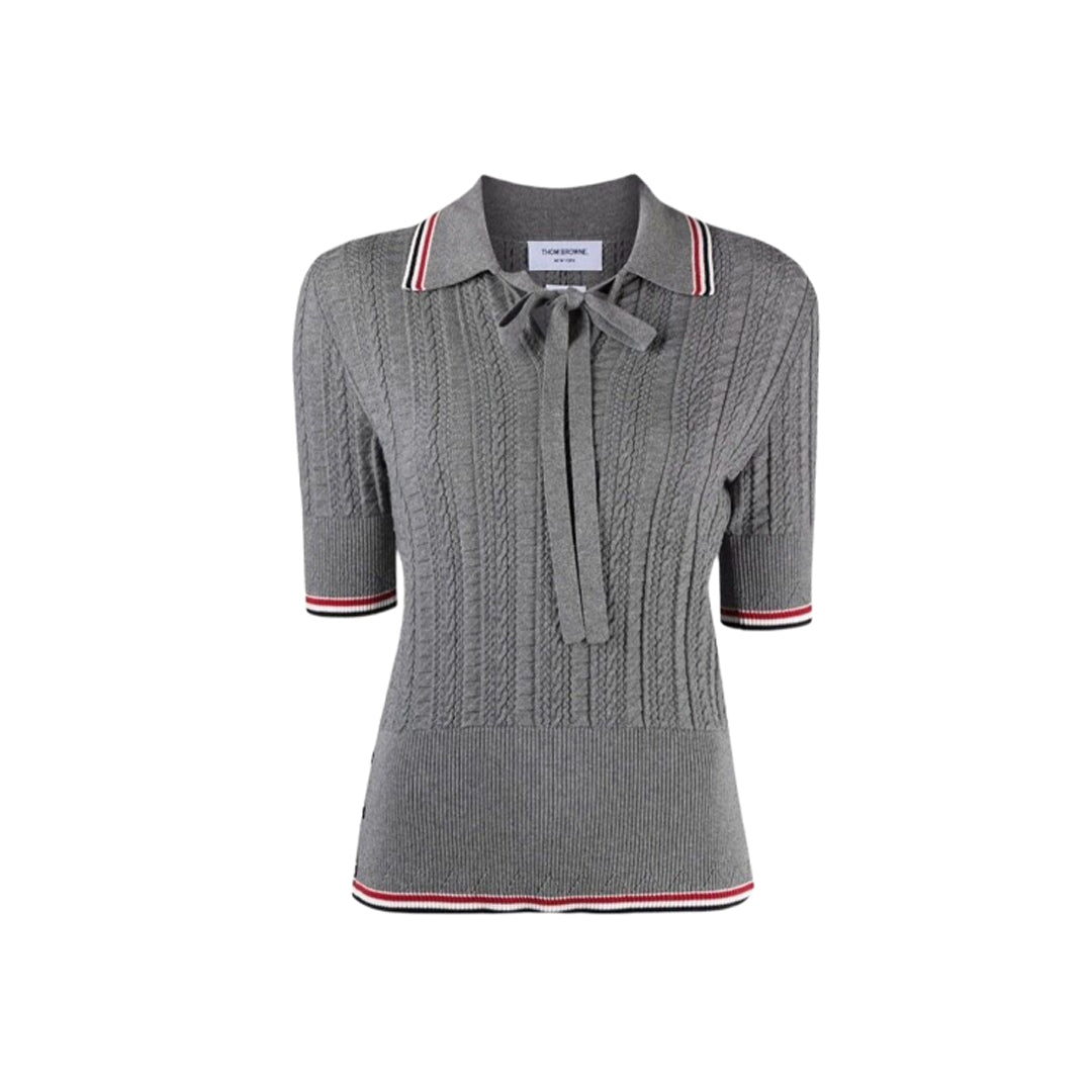 THOM  Women stripe POLO shirt