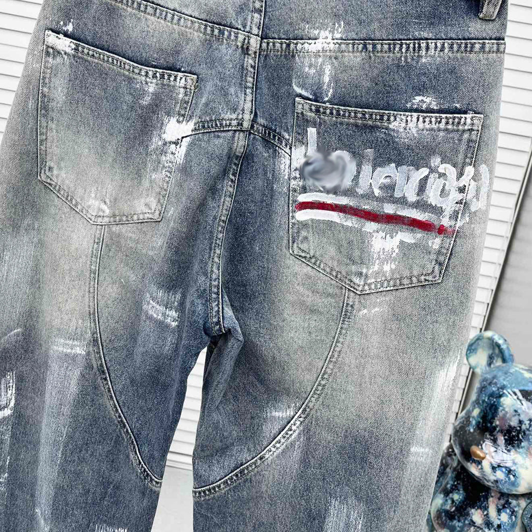 2025SS Graffiti Man Jeans