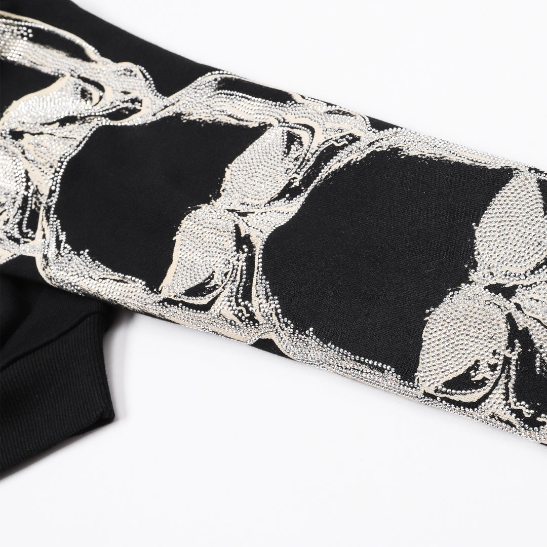 PLElN 2025SS Sports Black Hoodie