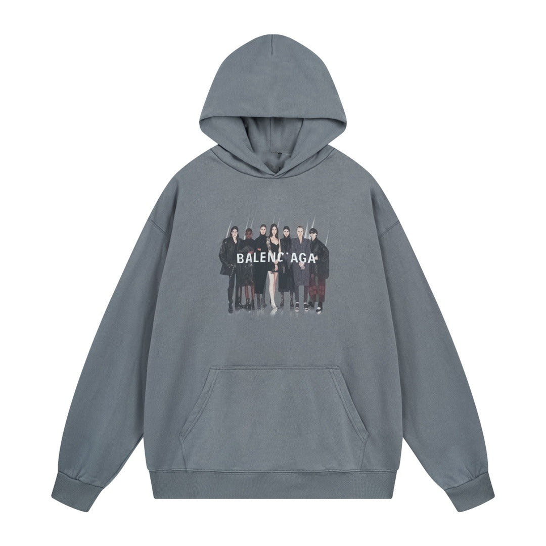 2025 Couples Print Hoodie