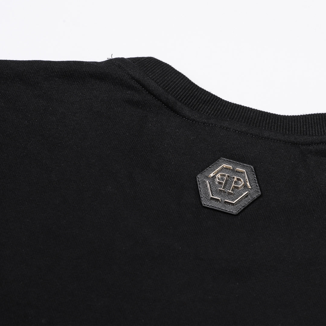 PLElN 2025SS Unisex Black Hoodie