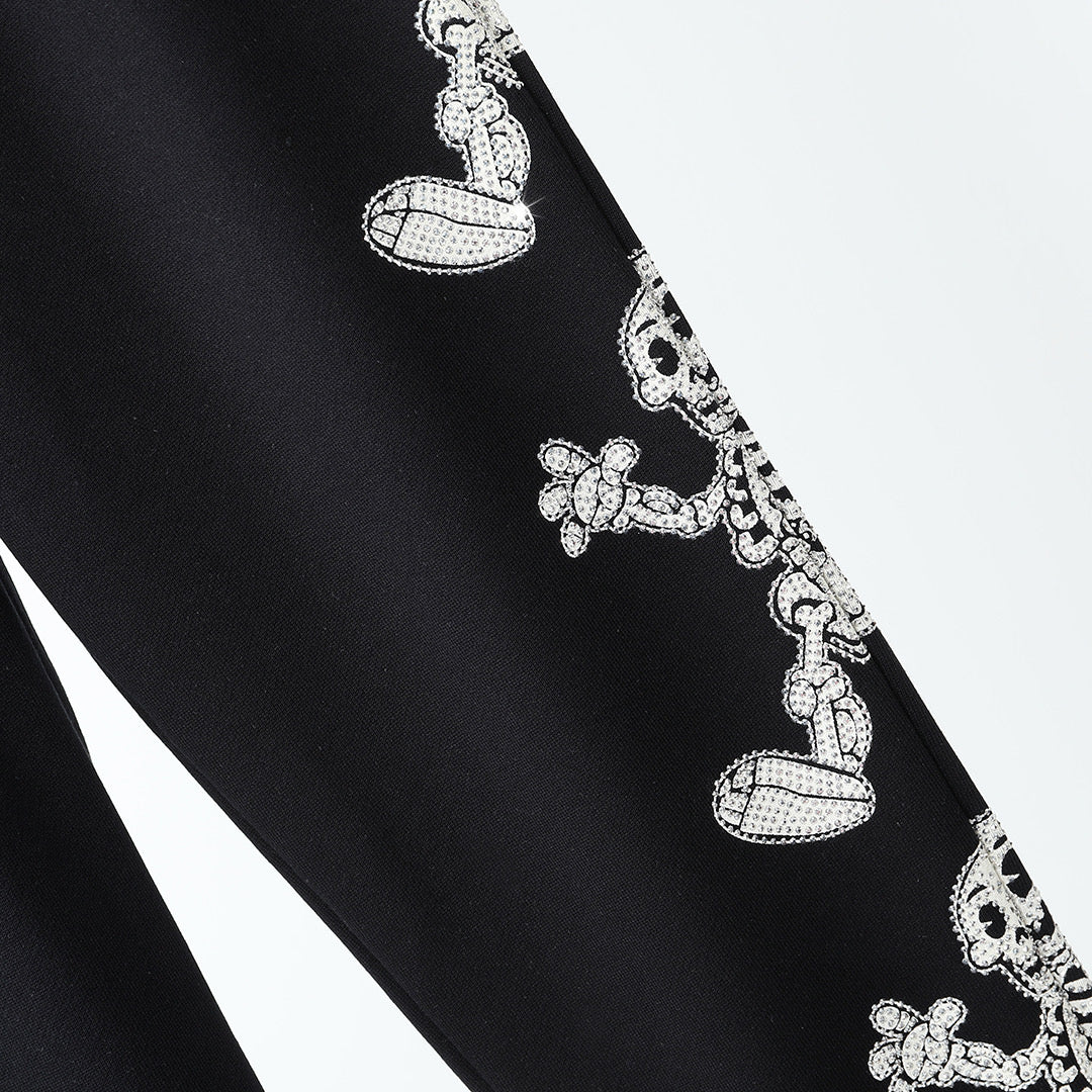 PLElN 2025SS Sports Black Hoodie