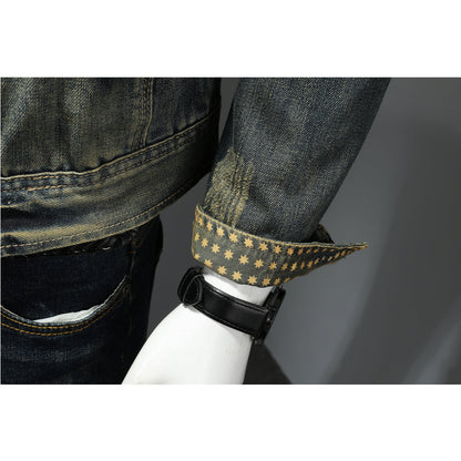 SOLO-DSQ2 25ss Distressed Denim Jacket