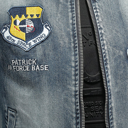 SOLO-DSQ2 Distressed Denim Jacket