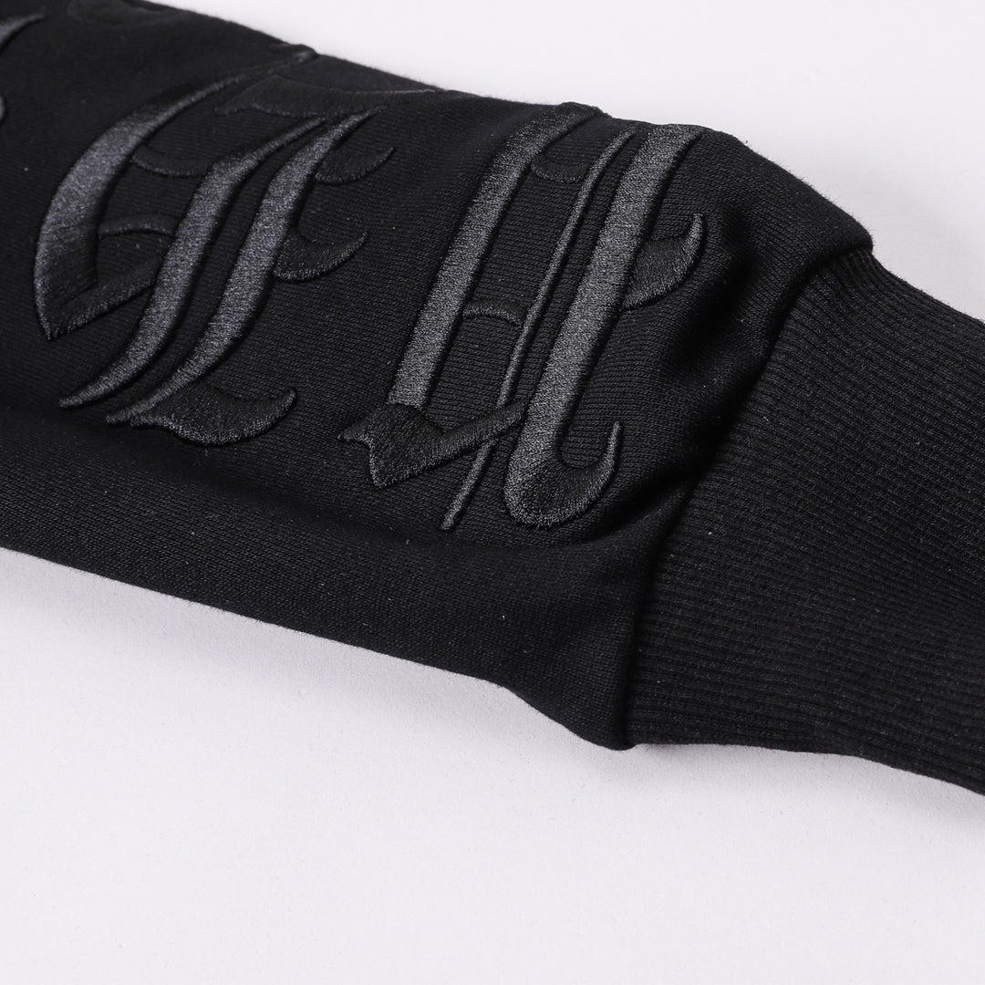 PLElN 2025SS Unisex Black Hoodie