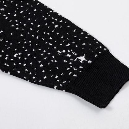 2025ss Man Graffiti Wool Sweater