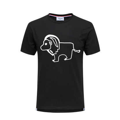 THOM  Lion print T-shirt