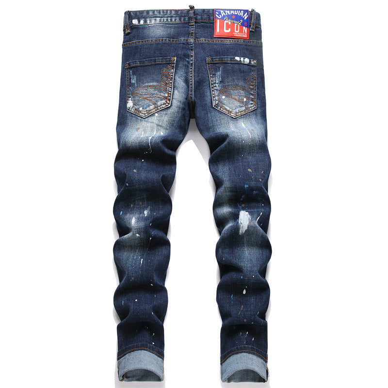 SOLO-DSQ2 25ss Ripped Jeans