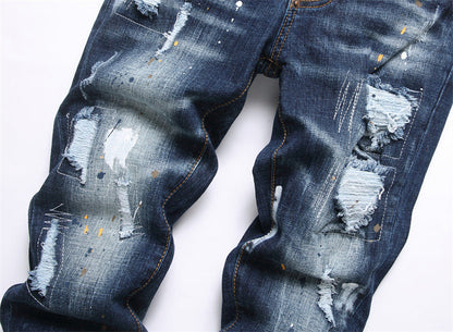SOLO-DSQ2 25ss Ripped Jeans