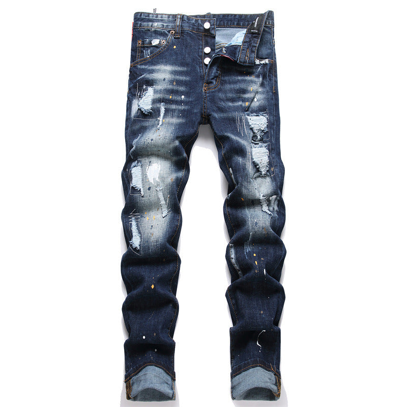 SOLO-DSQ2 25ss Ripped Jeans