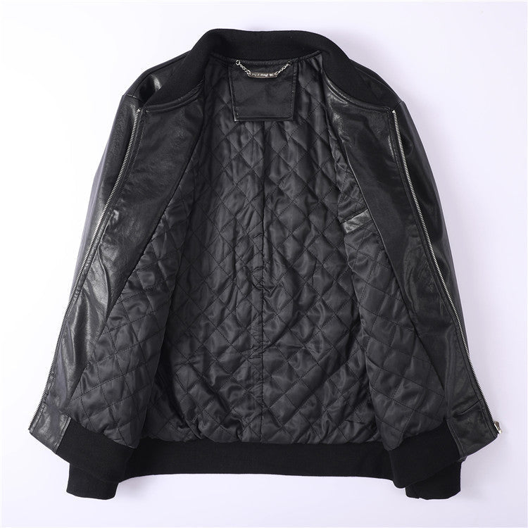 PLElN LOGO Cowhide Jacket