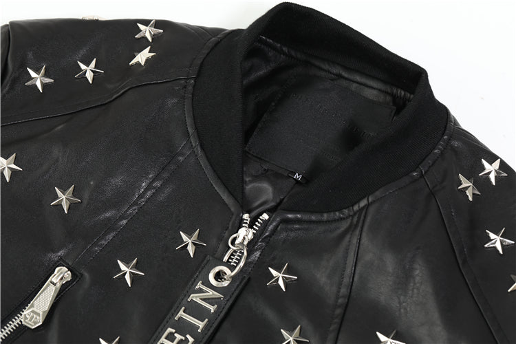 PLElN Black Cowhide Jacket