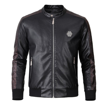 PLElN Men Cowhide Jacket