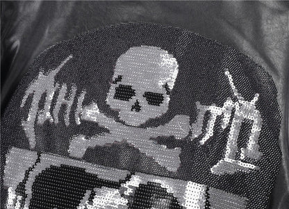 PLElN LOGO Cowhide Jacket