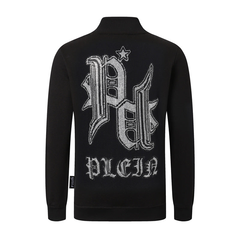 PLElN  2024SS Stand collar sweatshirt